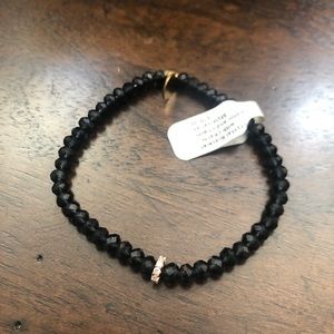 Rachel Lynn Chicago Navy Beaded Bracelet